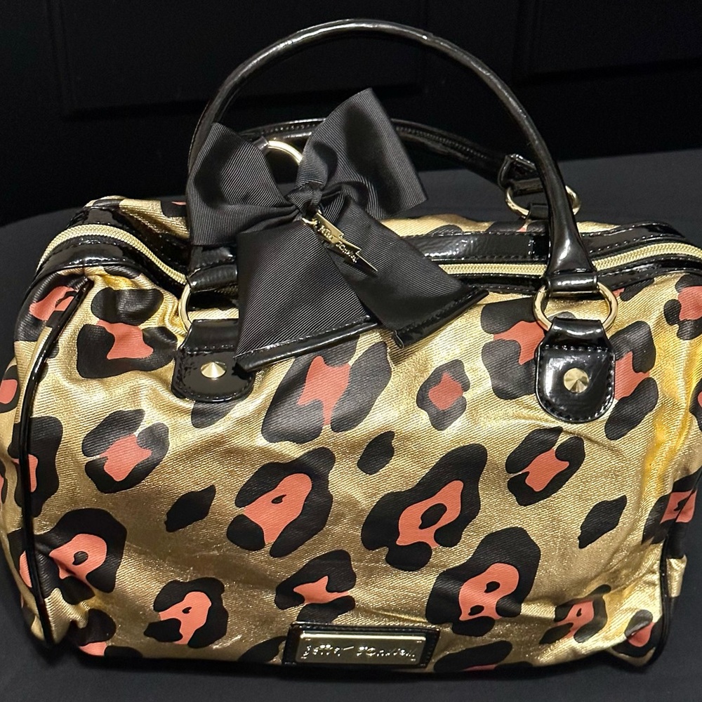 Betsey Johnson Cheetah Satchel